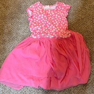 Hanna Andersson Pink Dress with White Daisies